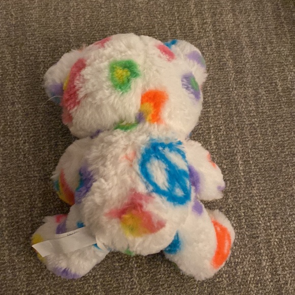 Beautiful, Clean Like-NEW Build-A-Bear SmallFrys Multi-colored TieDye Bear - Picture 4 of 5